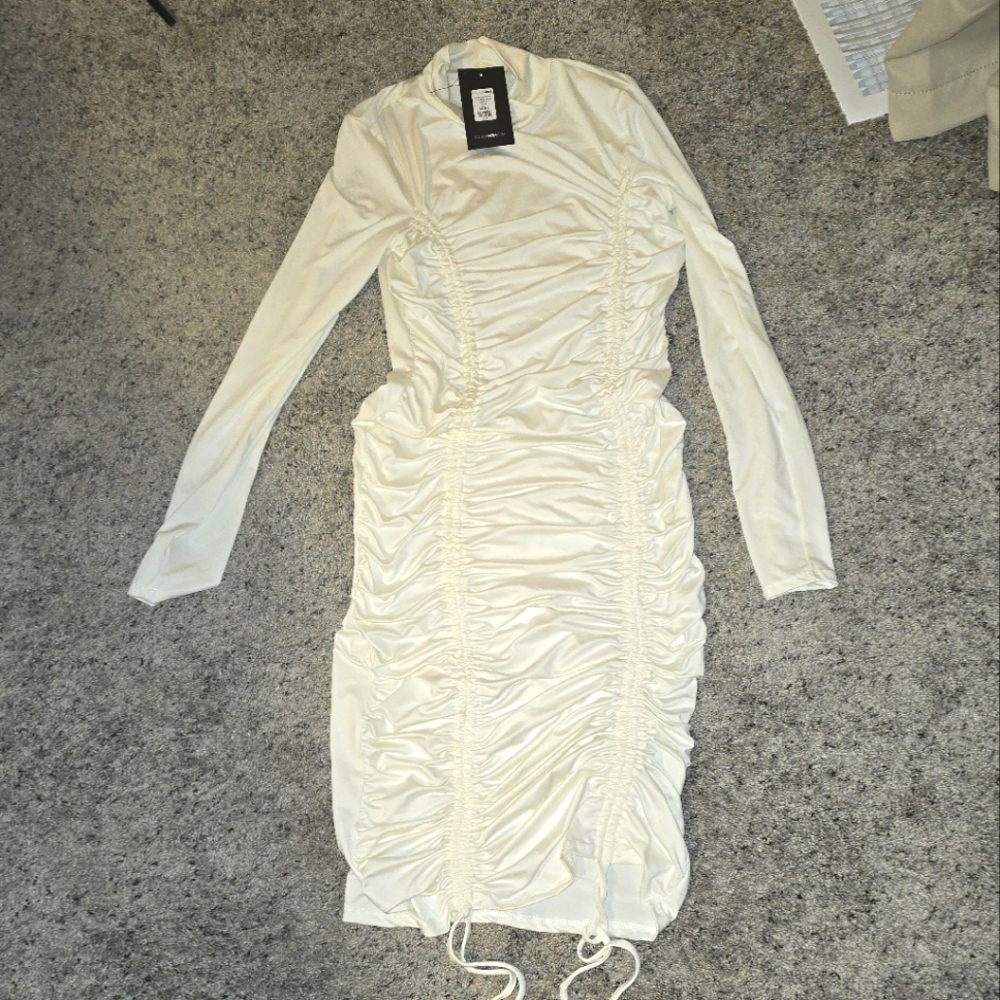FN White Midi Dress